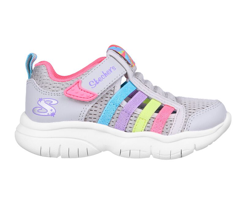 Dívčí Sandály Skechers Flex Blast - Colorful Play Šedé Viacfarebný | CZ.302726N GYMT